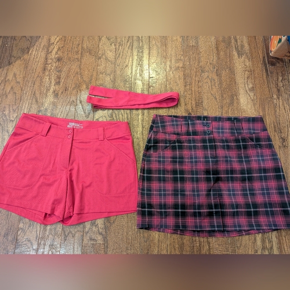 NIKE GOLF Dri Fit Four Performance 3 in 1 Skort Shorts Skirt Size 10 - Picture 5 of 7